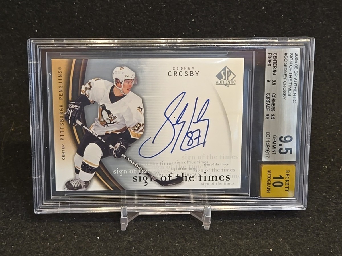 2005-06 SP Authentic - Sign of the Times Sidney Crosby #SC (AU, RC