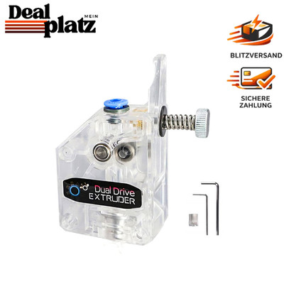 Dual Drive Extruder Universal Geared für 3D Drucker Ender 3 V2 Pro CR10 Mega S