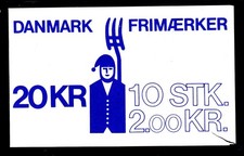 Denmark 723 MNH 1982 Abolition of Adscription 1788 Full Booklet of 10 Very Fine