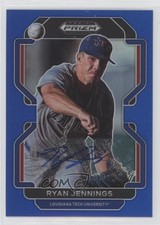 2022 Panini Prizm Draft Picks Blue 86/99 Ryan Jennings #PDP128 Auto 0d94