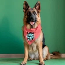 DOG BANDANA LOVER Not Biter