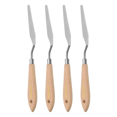 4 Stck. 11# Malpalette Messer spitz Edelstahl Kunst Spatel Schaber Werkzeug