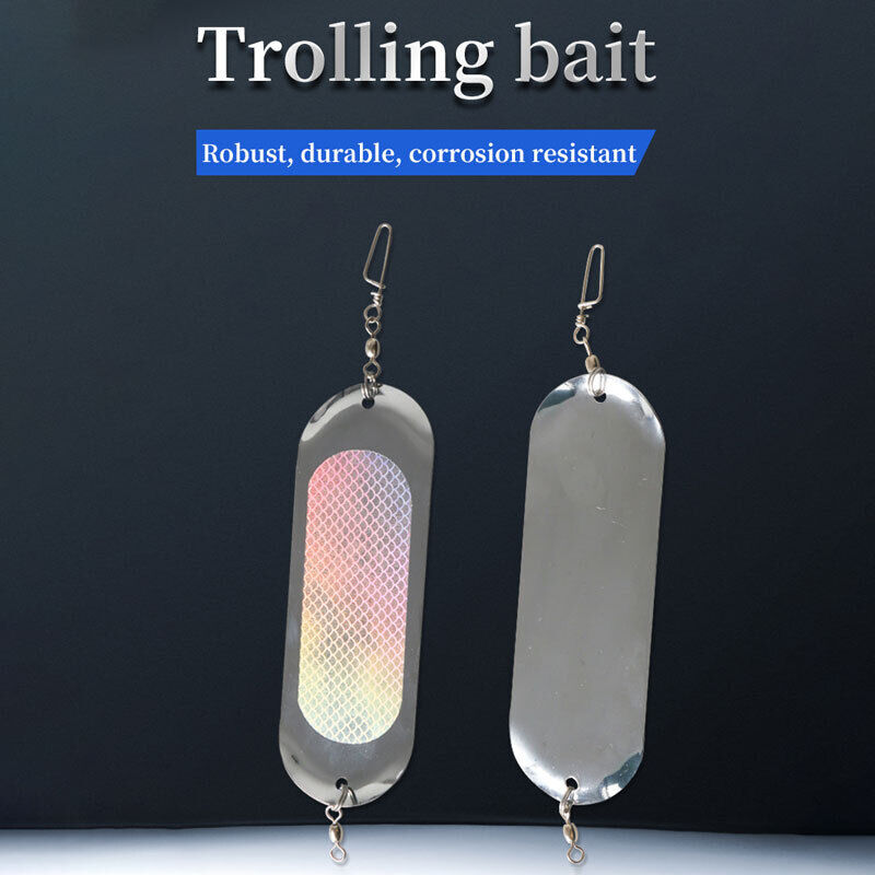 2Pcs Flashers Fly Trolling Lures 4.5 Fishing Tackle Side Kick Salmon Trout  Bait