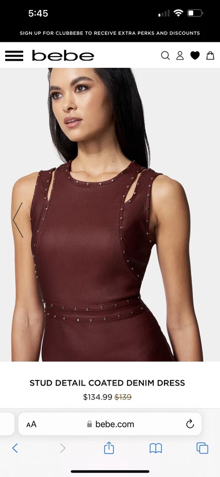 New Bebe 牛仔裙 4 码  — 第 4/4 张图片