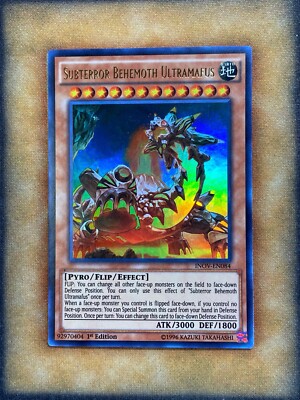 Yugioh Subterror Behemoth Ultramafus INOV-EN084 Ultra Rare 1st Ed NM