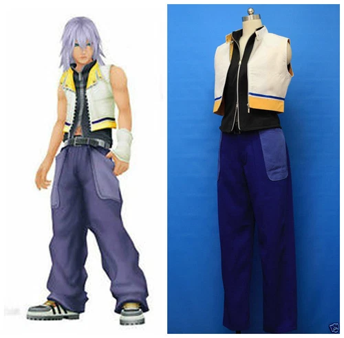 Kingdom Hearts 2 Riku Anzug Uniform Cosplay Kostüm Sonderanfertigung - Bild 1 von 3