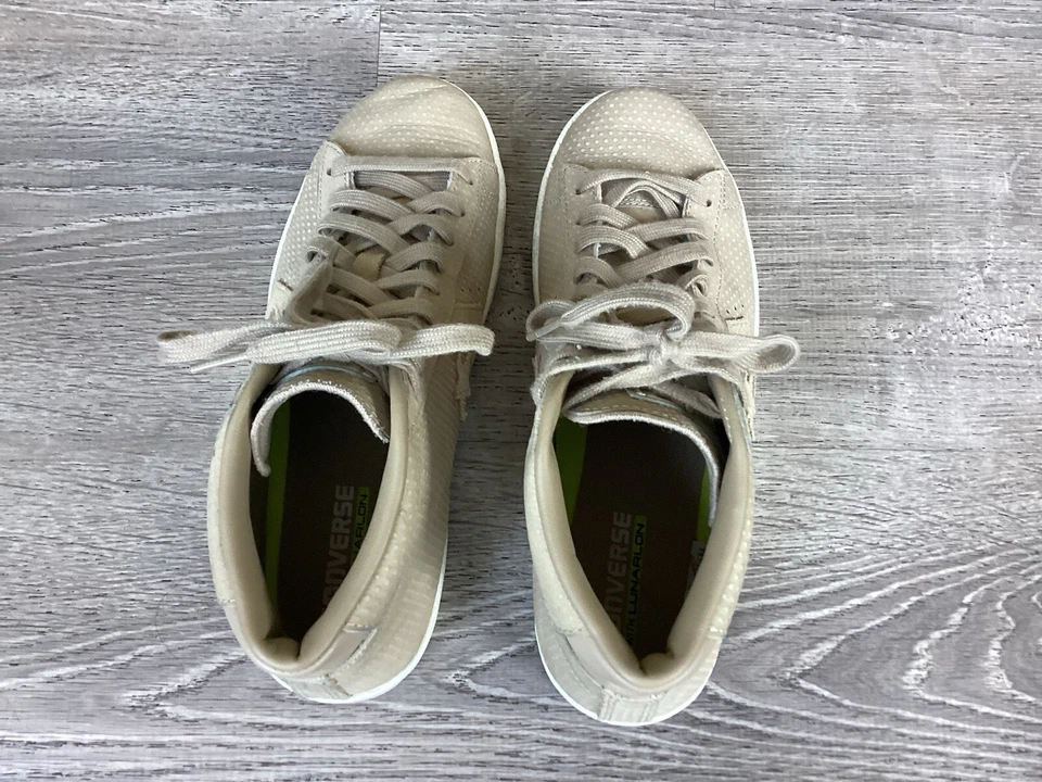 Zapatillas deportivas Converse Pro de cuero 76 para mujer talla 9 medias para hombre 7,5 zapatos caqui 155648C Foto 4 de 4