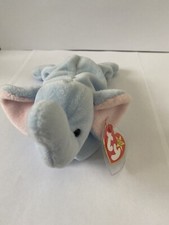 Retired and Rare TY Beanie Baby Peanut with errors