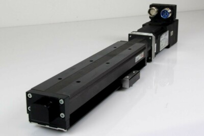 Rexroth MNR R055701647 Modultechnik Linear Module + Parker SMHA601051 Servo Motor