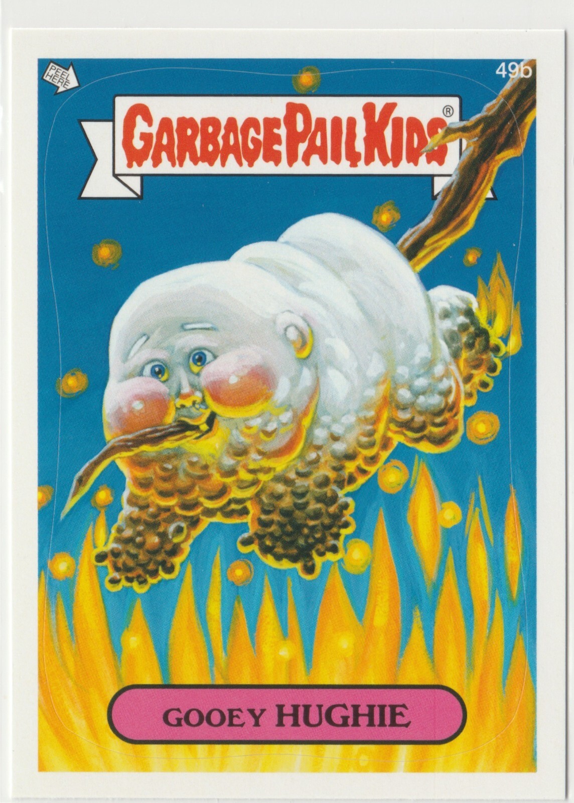 Vintage Gooey Hughie #49b Garbage Pail Kids GPK 2012 BNS1 Series 1 Card