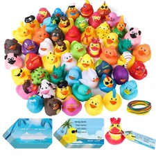 60 PCS Cruise Duck Tags Kits Includes 20 Pcs Cruise Ducks and 20 Pcs Cruise D...