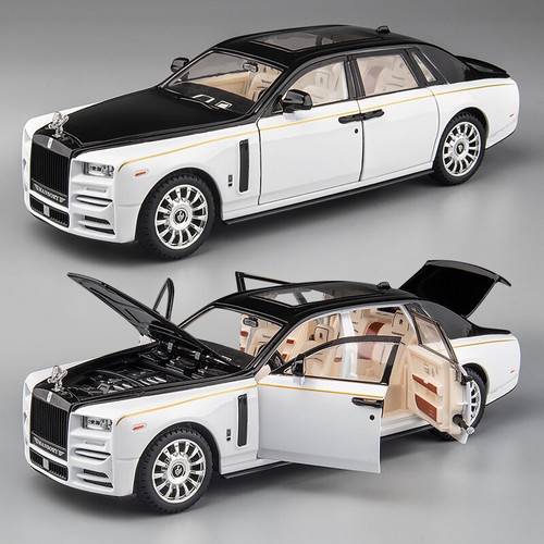1:22 Rolls Royce Phantom Alloy Car Model Diecast & Toy Vehicles Metal Gift Kids - Picture 7 of 28