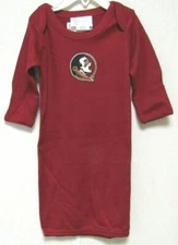 NCAA Florida State Seminoles Kids Unisex Night Gown OS Crimson 2 Feet Ahead #175