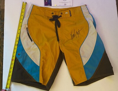 KELLY SLATER SIGNED AUTOGRAPHED VOLCOM BOARD