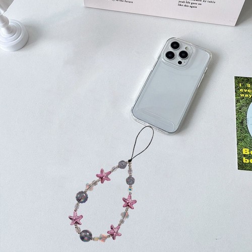 Beaded Pentagon Stars Mobile Phone Chain Christmas Gifts - Zdjęcie 7 z 12