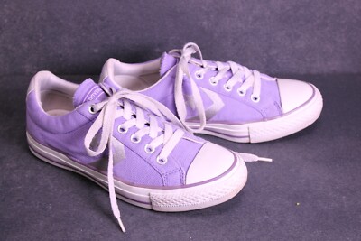Converse Chucks Star Player OX Sneaker Gr. 37,5 Damen lila weiß Jersey BC1544