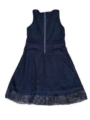 ALFANI FIT AND FLARE BLACK DRESS SIZE 8 | eBay