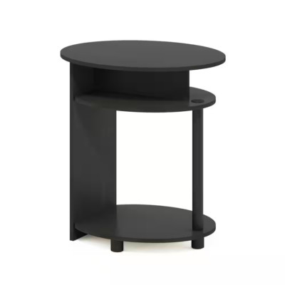 Jaya Walnut Oval End Table