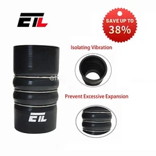 Silicone Charge Air Cooler Hump Hose Boot Black Stainless Rings 6.00'' X 8.00''