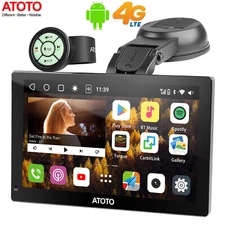 ATOTO 9" Android Portable Car Stereo 4GB+32GB ChatGPT AI Voice 4G LTE GPS Track