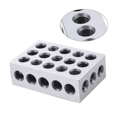 10PCS 1-2-3'' Precision Blocks 23 Holes Set Up Block Set 0.0001'' Matched Mill NEW