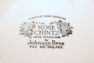 Johnson Brothers ROSE CHINTZ England Ironstone Rd GY BS Bread