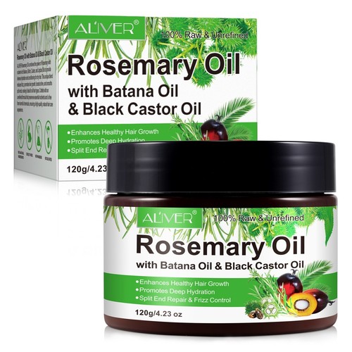 Aceite de romero aceite de batana aceite de ricino aceite de ricino 3 en 1 crecimiento del cabello vegano prensado en frío - Imagen 10 de 12