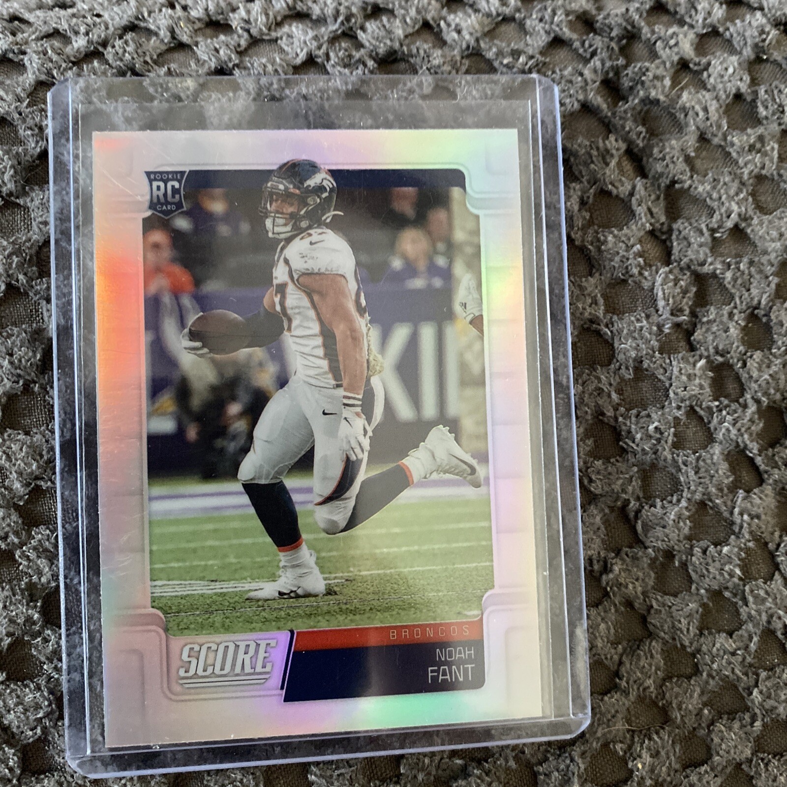 Noah Fant 2019 Chronicles Score SILVER PRIZM ROOKIE #450 MINT Seattle Seahawks