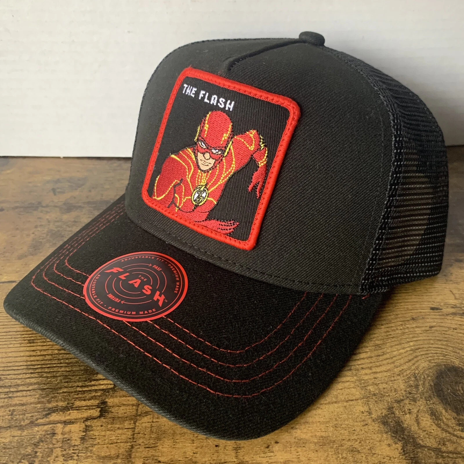 Rare Lids Exclusive The Flash SnapBack Trucker Hat Baseball Cap Marvel Comics