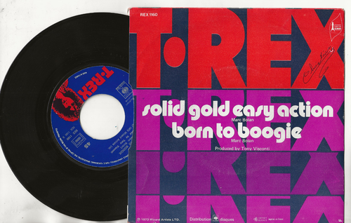 SP 45Tours 7" vinyl - T. Rex – Solid Gold Easy Action / Born To Boogie - Foto 2 di 2