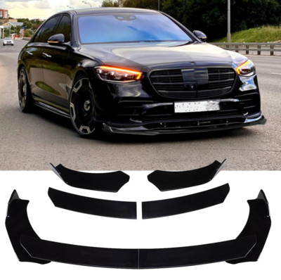 Glänzend Frontspoiler Spoilerlippe Spoilerschwert für Mercedes S-Klasse W223