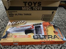 NERF Gun: Ultra Three Blaster Pump-Action 8 Ultra Dart Guns Lot Of 3