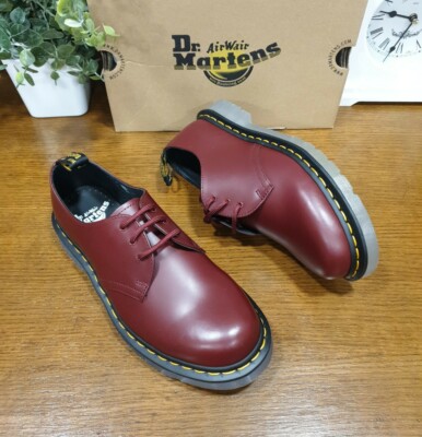 BRAND NEW IN BOX! Dr Martens 1461 ICED Cherry Red Smooth Leather