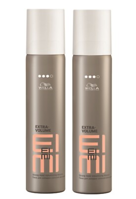 2x Wella Professionals EIMI Extra Volume Volumen Schaum starker Halt 75 ml