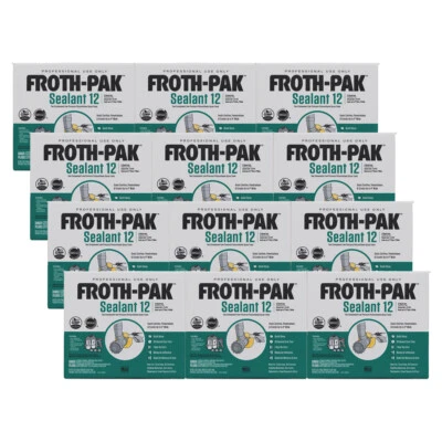 FROTH PAK DuPont FROTH-PAK™ 12 BF Low GWP Spray Foam Insulation, 3ft Hose, 12 Pack