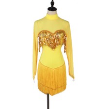 Latin Ballroom Competitio  n Dance Dress Modern Waltz Tango Standard Dress F547