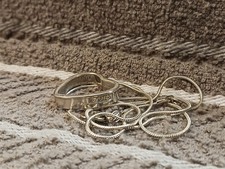 1964 Washington Quarters 90 Silver Heart Pendant coin ring 