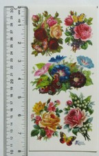 Violette Collection - BUTTERFLIES ROSES - Sheet of Stickers C54