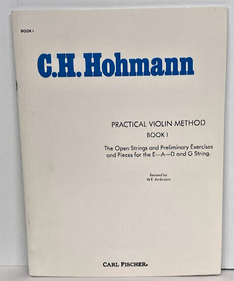 PRACTICAL VIOLIN METHOD BOOK 1- C.H.HOHMANN