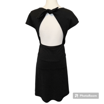 gap open back dress Denim Boatneck Open-Back Mini Dress