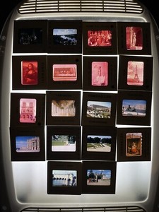 18 35mm Slides Vintage 1957 Travel Photos People in Paris And Versailles