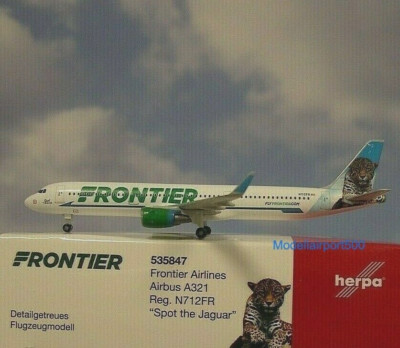 Herpa Wings 1:500  Airbus A321 Frontier Airlines N712FR  535847 Modellairport500