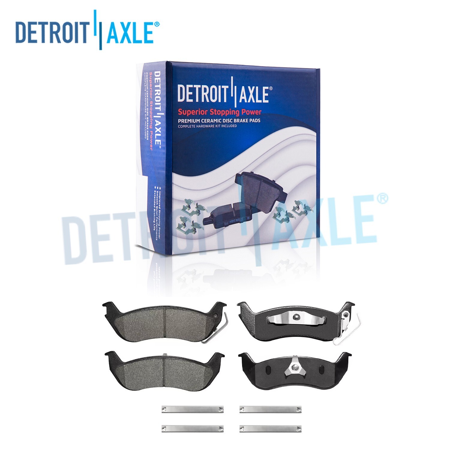 Rear Ceramic Brake Pads for Crown Victoria Town Car Mercury Grand Marquis Ranger