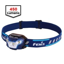 Fenix Headlamp HL26R Rechargeable Trail running Headlamp - 450 Lumens - Blue
