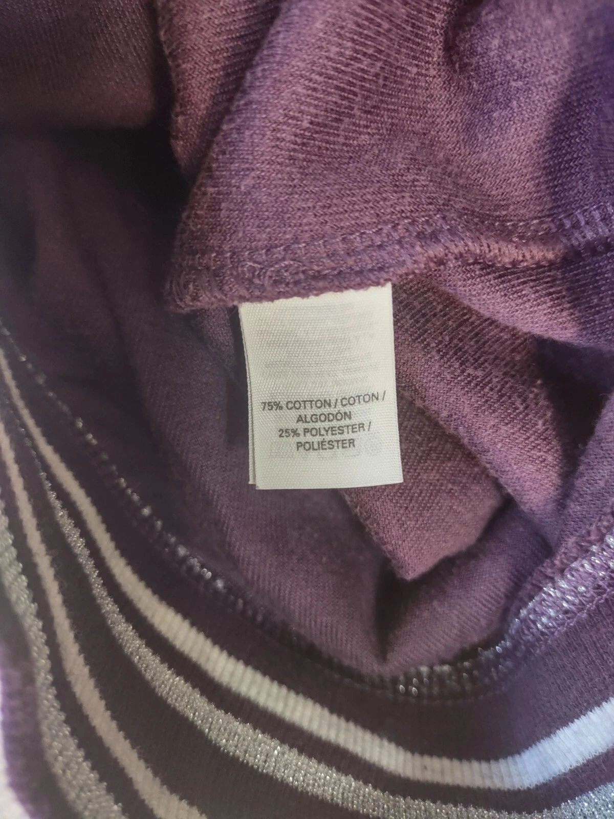 UNDERCOVER Maglione donna Victorias Secret XS viola full zip con cappuccio manica lunga