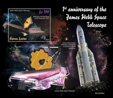 JAMES WEBB SPACE TELESCOPE Infrared Astronomy Stamp Sheet #3 (2023 Sierra Leone)