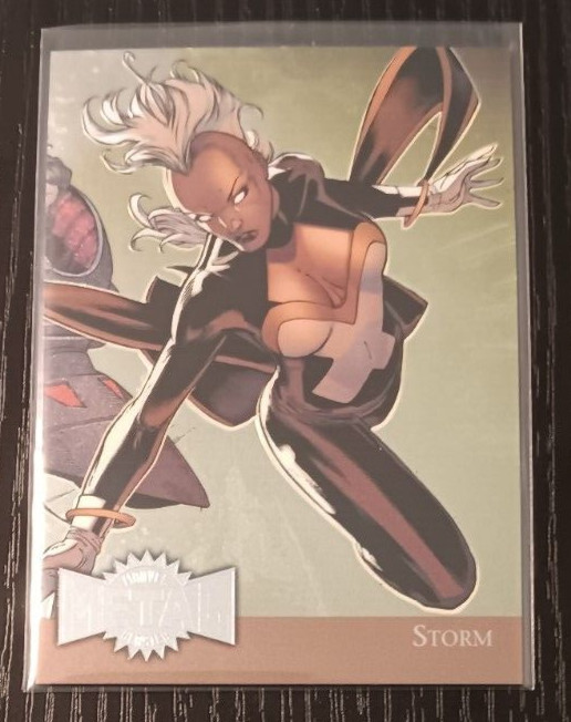 2015 Marvel Fleer Retro 1995 Fleer Metal Blaster Storm #37