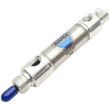 Bimba 040.5-DP Pneumatic Cylinder,  3/4in Bore, 0.5in Stroke, 1/8in NPT, 250psi