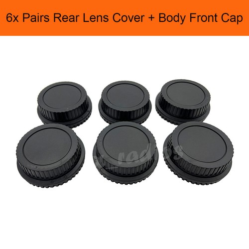 6 x Packs Rear Lens Cover + Camera Body Front Cap for Canon EOS EF DSLR SLR Lens eBay