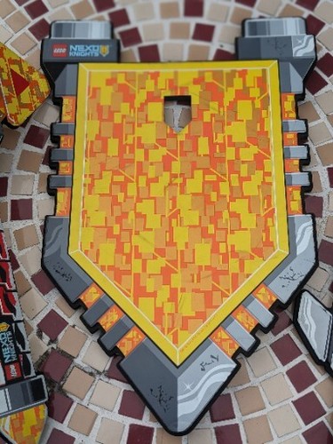 Lego Nexo Knights Foam Sword Shield And Mace LARP Cosplay Set - Picture 2 of 7